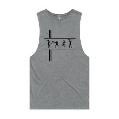 Mens - Lonedog - Stonewash Tee - Dark Brand Thumbnail