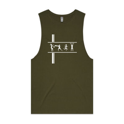 Mens - Lonedog - Barnard Singlet - Light Brand Thumbnail